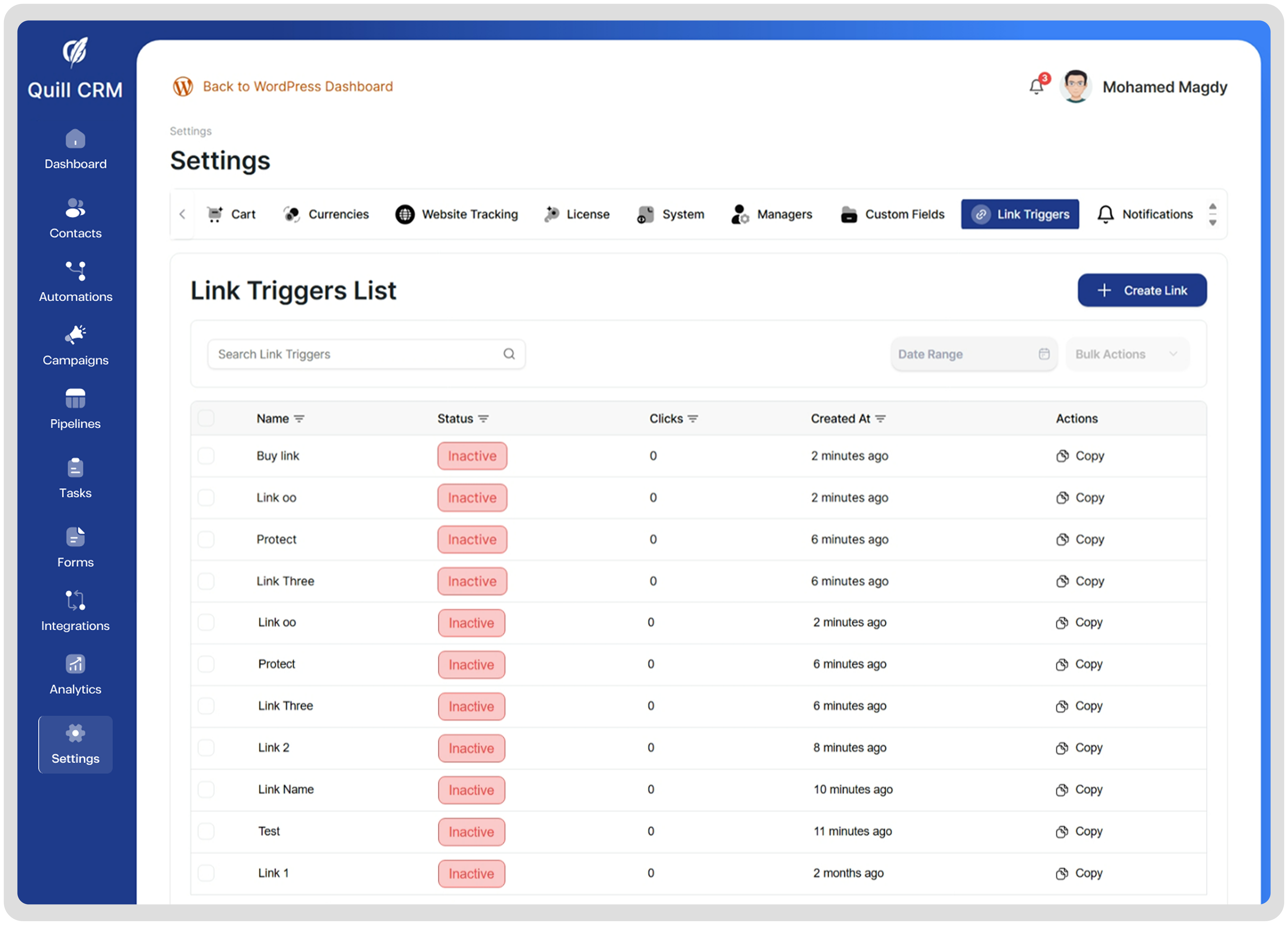 Manage Link Triggers for Smarter Marketing Automation